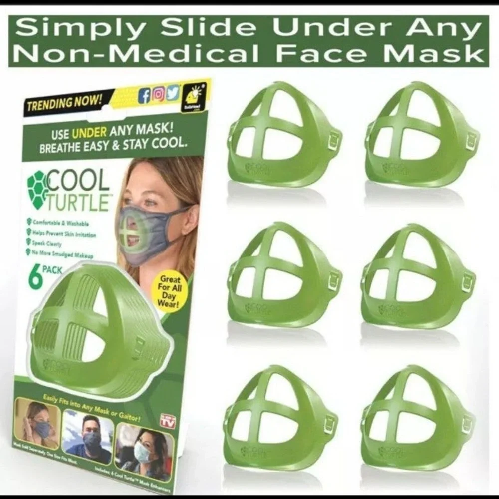 Cool Turtle Mask enhancer (6pk) Brand New!!
